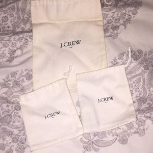 J Crew Jewelry Dust Bags